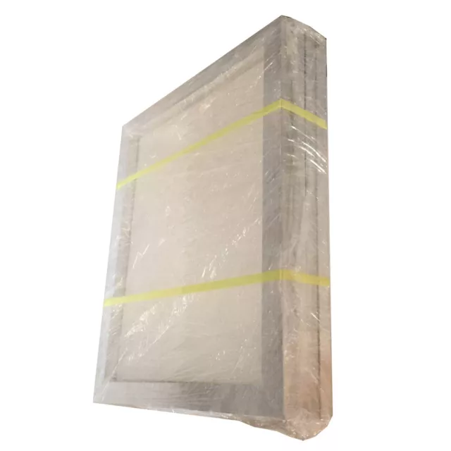 Paquete de 6 marcos de pantallas de seda de aluminio de 23"" x 31"" con malla 110 5