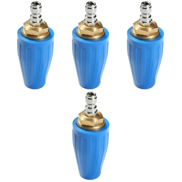 4x Connecter Patio Power Washer Buse Nettoyeur haute pression Buses