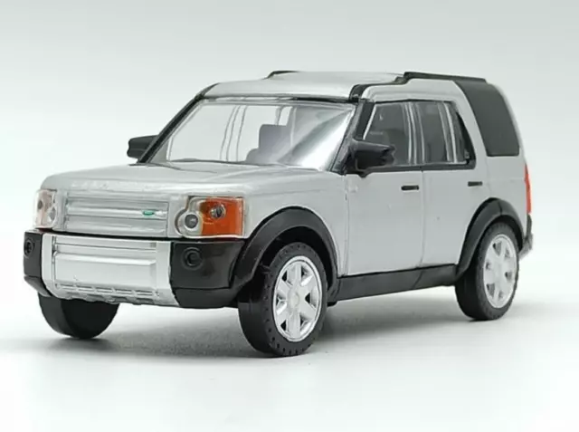 Land Rover Discovery 3 English Car Model Metal Diecast Toy Silver 1:43 Rastar