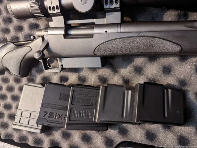 Remington 700 BDL/SPS to AICS Conversion "Bottom Metal" Polymer - Black