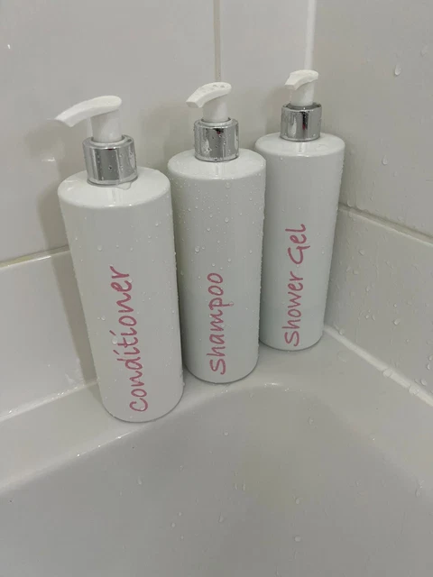 Buy Set Of 3 | SHAMPOO, CONDITIONER And BODYWASH | Waterproof Bathroom Bottle Decals Stickers Labels | Type 1 Online In India - Foto 5