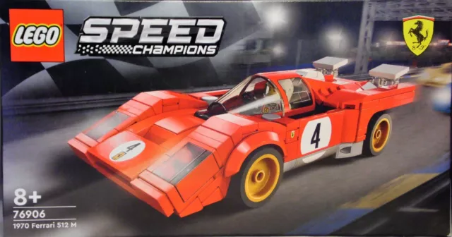 LEGO Speed Champions 76906 1970 Ferrari 512 M Racing Car with Racing Driver NEW