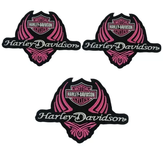 Harley Davidson Ladies Pink DIVA 5.5" Patch - Embroidery Patch