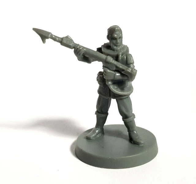 Miniatura KAR DRAKIR Reaper Bones Sin Pintar, Para Juegos De Rol Y Warhammer - 40mm, Plástico Flexible