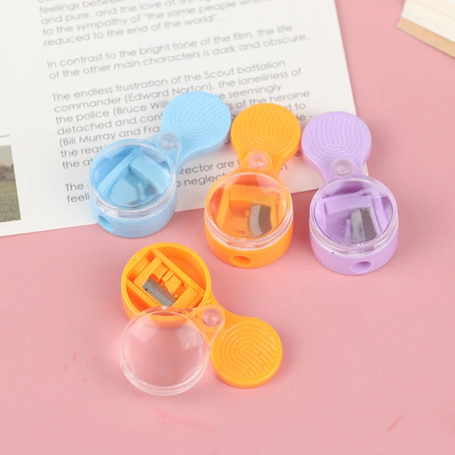 4 piezas Afilador de lápiz Mini 2 mm Afilador de plomo portátil Afilador-hf