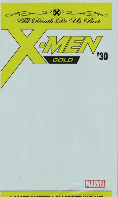 X-Men Gold #30 J Scott Campbell Classified Polybag Variant Sealed Marvel 2017