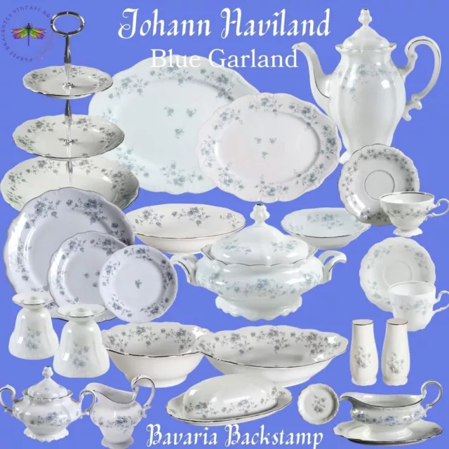 Johann Haviland Blue Garland Collection *Vintage Dinnerware *Free Shipping