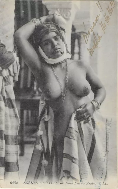 Nu Ethnique Algerie Jeune Femme Arabe Seins Nus Ethnic Nude