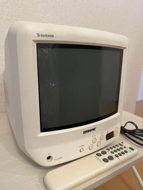 SONY KV-10PR1 TRINITRON Color TV 10 Inch CRT Monitor 1997 Retro