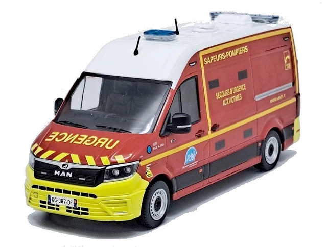 MAN TGE L2H2 BLANC ODEON 1/43 Réf 149 - La Boutique D'ALAIN