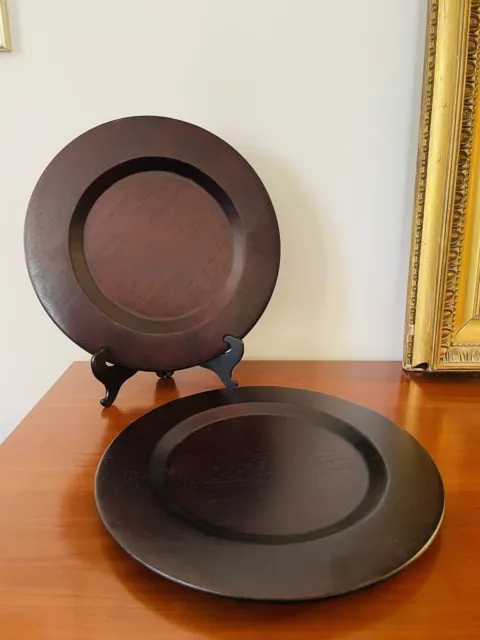 Duo D'assiettes de Présentation bois Medard de Noblat