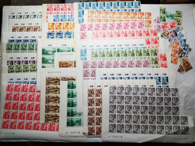 Französische Zone Bogen Bogenteil Sammlung mit sehr viel Spezial