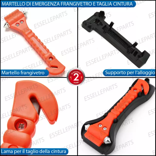 Taglierino Cinture Di Sicurezza E Rompivetro Ford Mustang Vi 2014 - 2017 2