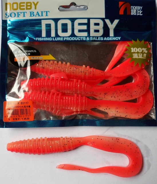Noeby Leurre Souple Odorant 10cm – 3,5g Couleur 206 – Lot De 6