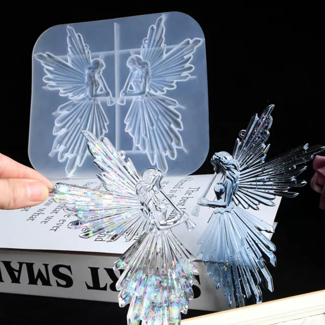 Silikon Engel Fee Harz Gießen Form Schmuck Anhänger Kristall Epoxy Form Werkzeug