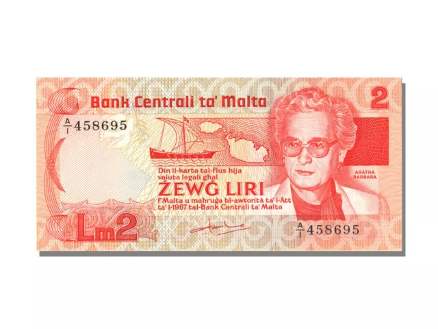 [#22378] Banknote, Malta, 2 Liri, UNC(65-70)