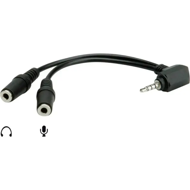 Roline 11.09.4441 Jack audio Câble de raccordement [1x Jack mâle 3.5 mm - 2x