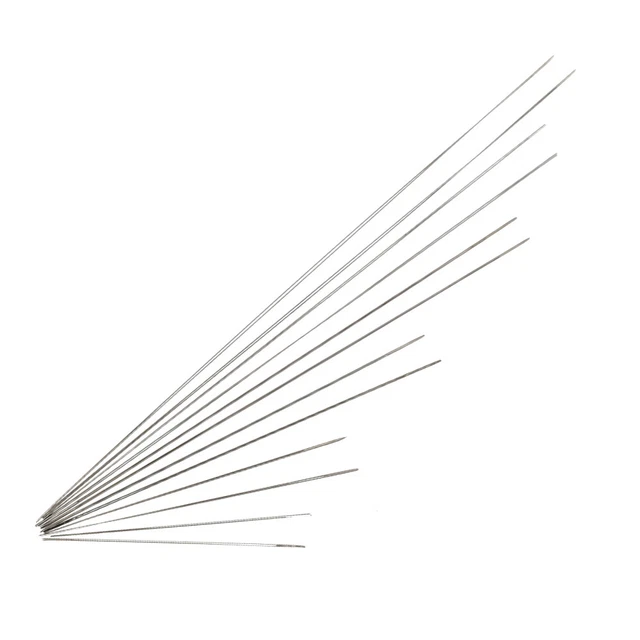 12 Pcs Perleneinfädlernadel Perlennadel Stickwerkzeuge Handbuch