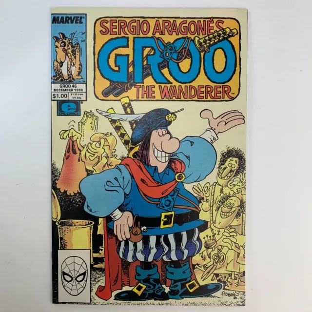 Sergio Aragones Groo The Wanderer #46 Marvel Comics (1988) Comic Book