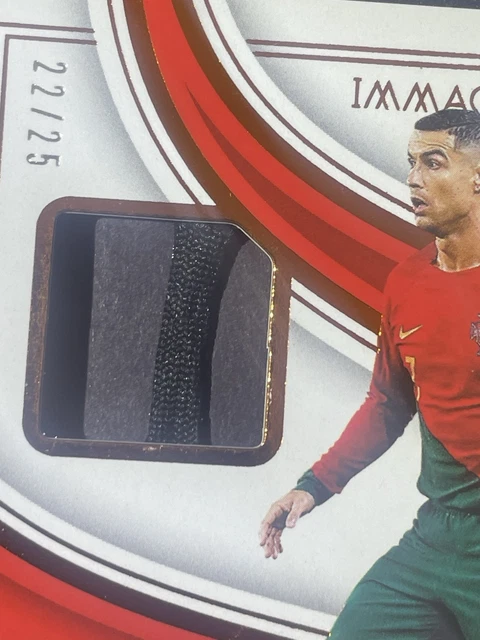 2023/24 PANINI IMMACULATE Soccer Cristiano Ronaldo Boot Relic /25 