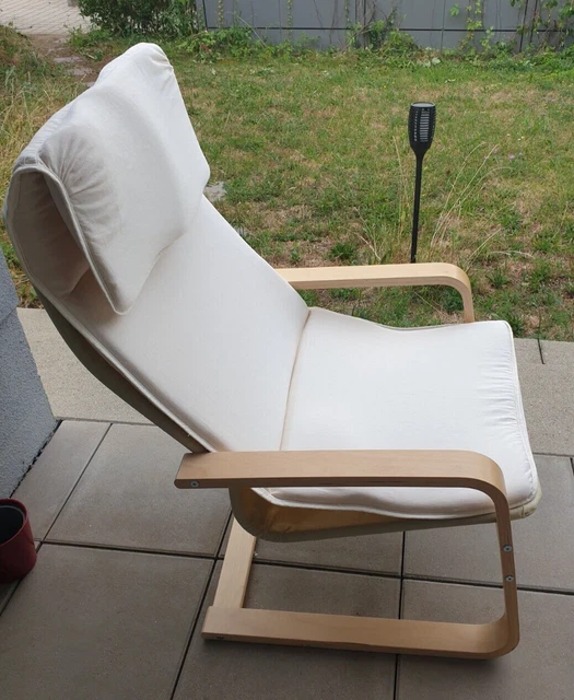 IKEA PELLO SESSEL natur Schwingsessel Ruhesessel Freischwinger Stuhl