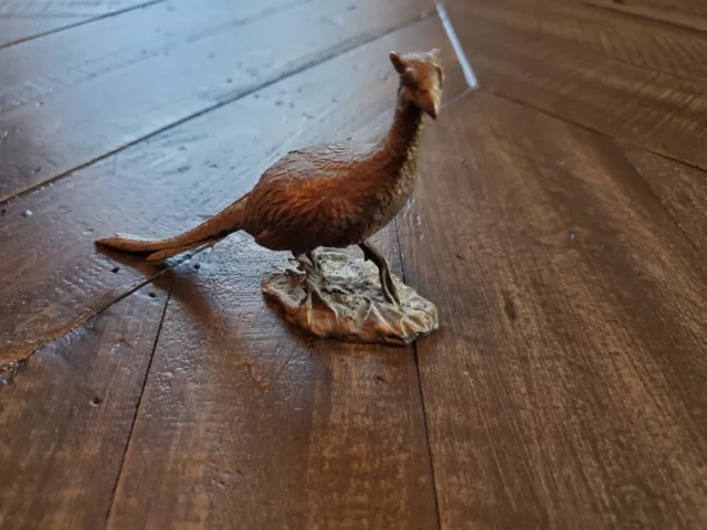 Avon Fine Collectibles 1986 Tom O'Brien Bronze Ring Neck Pheasant Vintage