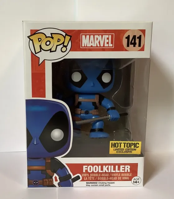 Funko Pop Marvel Deadpool Foolkiller 141 Vinyl Bobble Hot Topic Exclusive