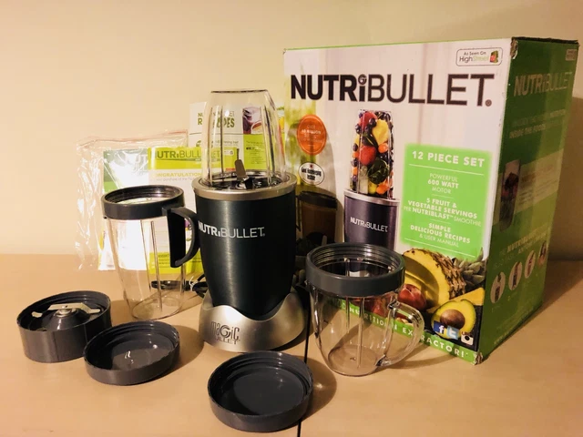 Nutribullet 600 series deals 12 piece set
