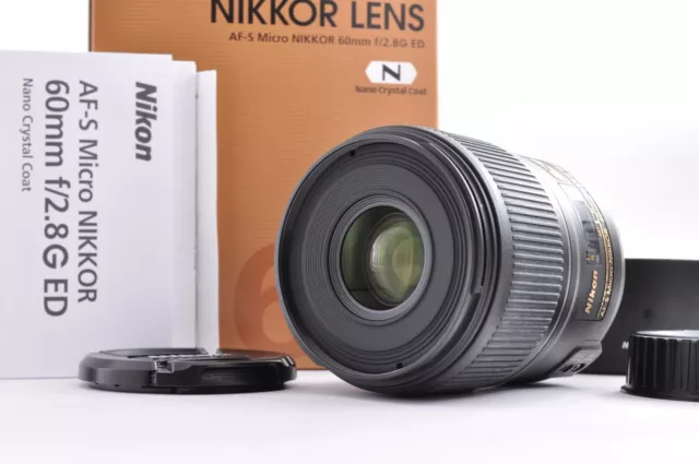 Nikon AF-S Micro NIKKOR 60mm F2.8G SWM ED IF Aspherical Lens w/Box NM From Japan