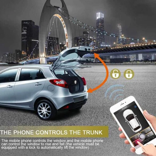 DC 12V Car Alarm System Remote Security Auto Central Locking Door Lock Keyless 2