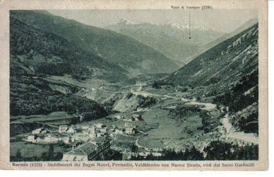 Sondrio, Bormio, Stabilimenti Bagni, Premadio, Valdidentro, Nuova Strada - Z191