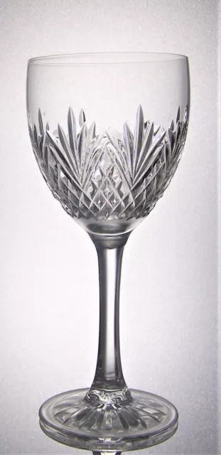 Pair Signed EDINBURGH Lead Crystal Cut Wine Port Glasses 160ml 3