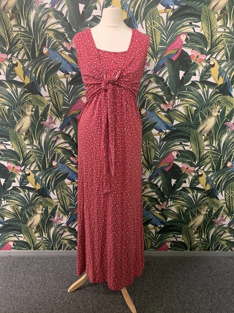 Maxi abito da donna rosso Jojo Maman Bebe taglia small