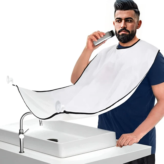 Beard Bib Beard Apron, Beard Catcher for Men Shaving and Trimming