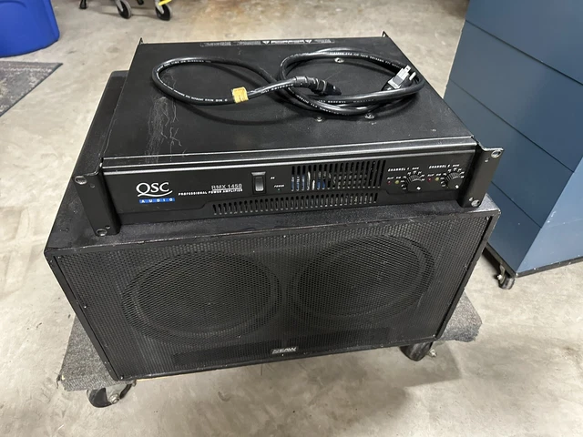eaw subwoofer And QSC Amplifier eaw subwoofer And QSC Amplifier