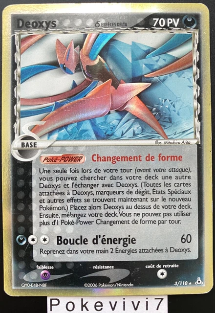 Carte Pokemon DEOXYS 3/110 Holo Bloc EX Fantômes Holon FR