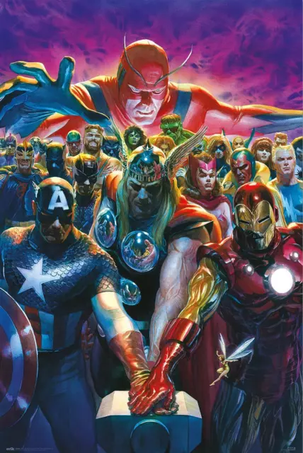 Marvel Poster Avengers by Alex Ross 61 x 91,5 cm