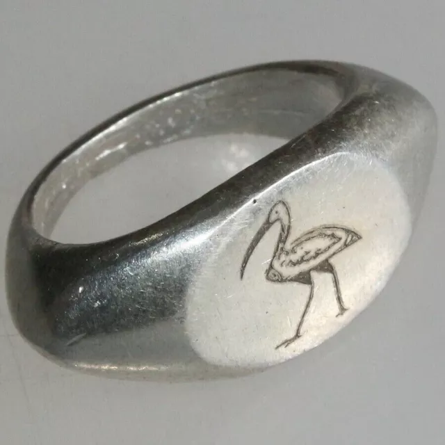 A Perfect Ancient Style Roman Solid Silver Ring