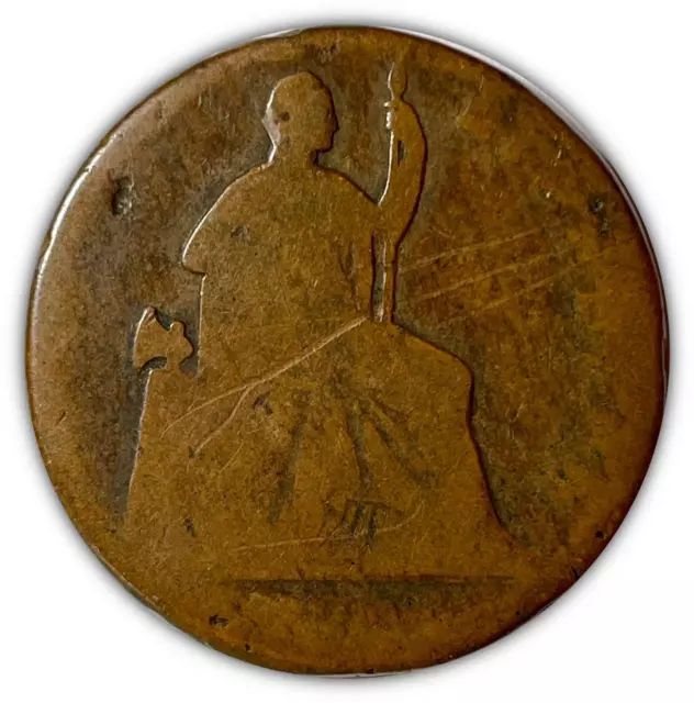 1842 Mexico 1/8th Real Octavo RARE Almost Good AG Coin #1243