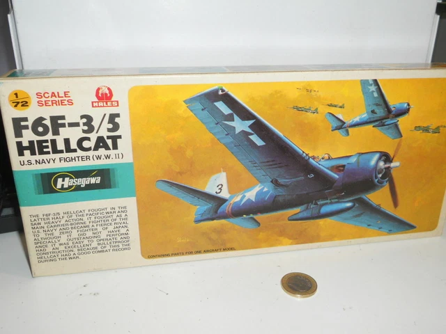 Maquette Hasegawa 1/72 Hellcat F6F-3/5 - Neuf En Boîte - Occasion