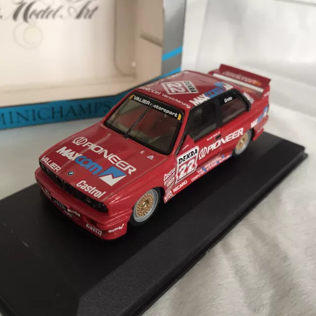 1/43 Bmw M3 E30 Dtm #22 Minichamps