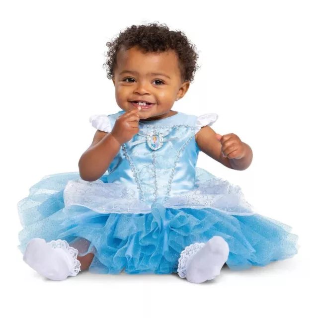 Disney Baby Princess Cinderella Halloween Costume Tutu Dress Size 1+ (12-18M)