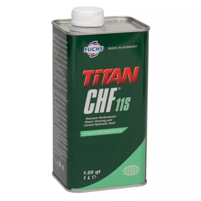 1L FUCHS Pentosine TITAN CHF 11S huile hydraulique huile de direction assistée BMW MERCEDES OPEL VW