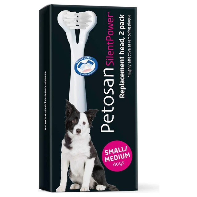 Petosan Silentpower Cabezales de Recambio para Perros Dientes, Varios Tamaños,