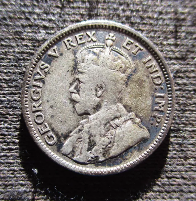 Silver 10 Cents 1911 Coin Of Canada George V, King And Emperor Of India