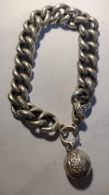 Bracelet Argent Maille et Breloque Cœur | Création