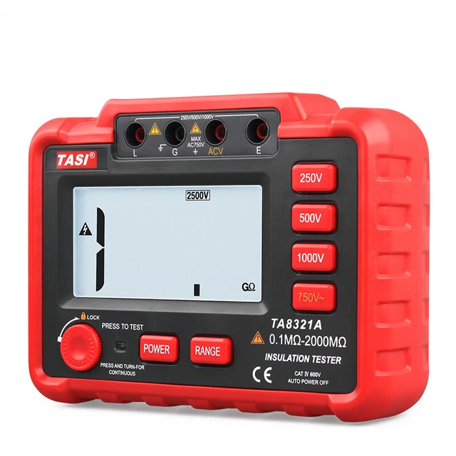 TA8321A DIGITAL INSULATION Resistance Tester Megger Auto Range Ohm
