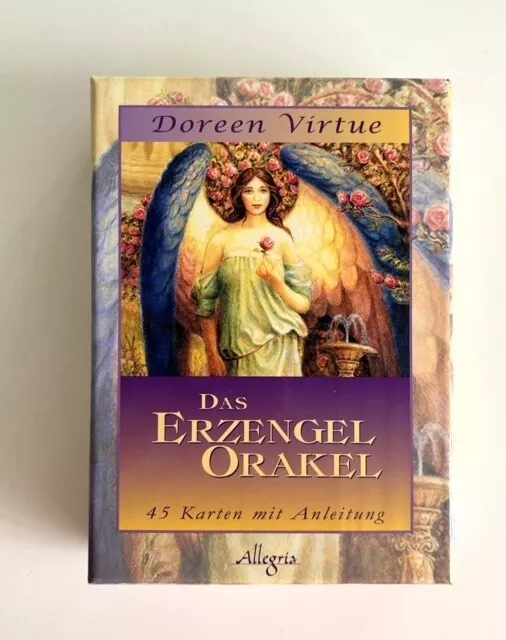 Das Erzengel Orakel Engelkarten mit Anleitung Doreen Virtue TOP Zustand