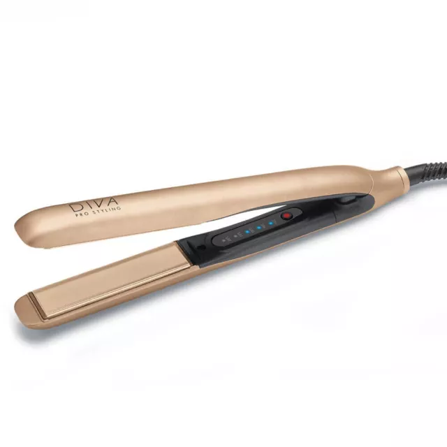 DIVA Pro Styling - Precious Metals Gold Dust - Touch Straightener Rose Gold