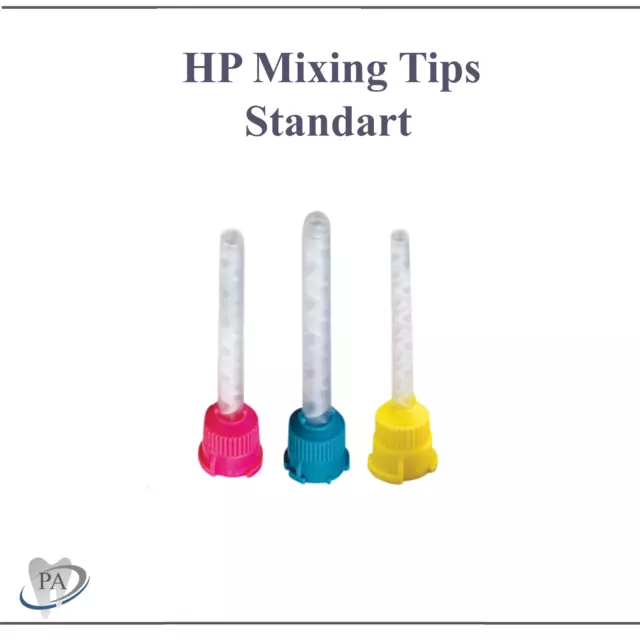 Dental Teal T-Saver Mix Tip 6.5mm. VPS Impression HP MIxing Tips Yelllow Short